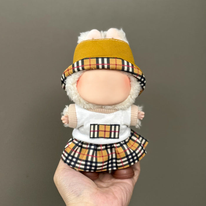 Wholesale Only clothes are suitable for 17cm blind box pendant plush doll clothes