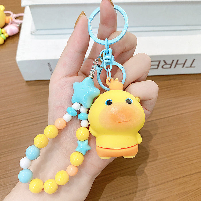 Wholesale Capybara Lulu Charm Keychain Decorative Bag Charm Boutique Gift