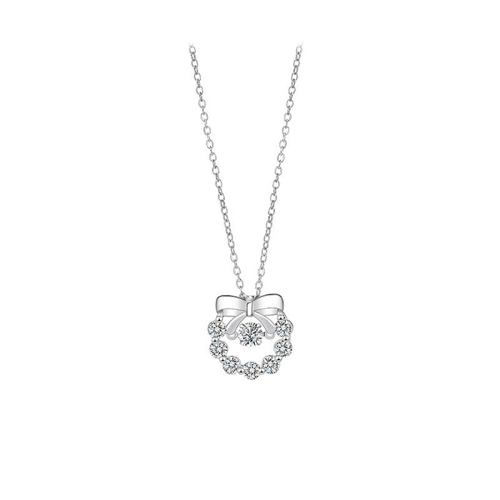 Wholesale 2pcs Luxury Versatile Heart Clavicle Chain