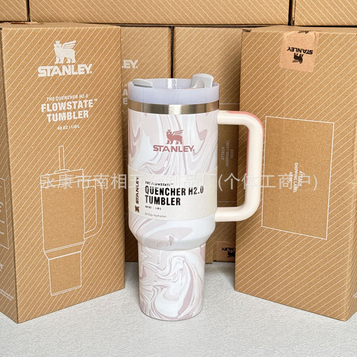 Wholesale 40oz giant straw cup,  car-friendly stainless steel large capacity ice bullies cup