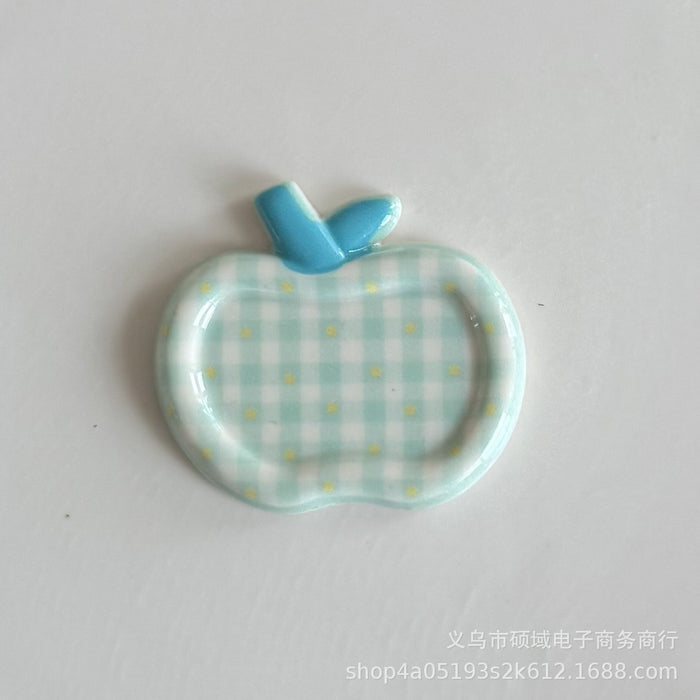 Wholesale Cute Candy Cream Polka Dot Plaid Apple Hairpin Ghost Girl Soft Cute Side Clip Hair Accessories Hairpin