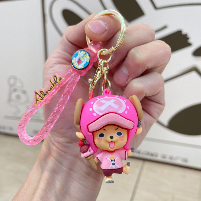 Wholesale Creative cartoon figurine keychain pendant backpack hanging decoration car keychain small gift wholesale
