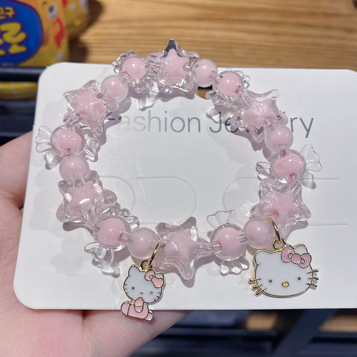 Wholesale Cute cartoon beaded bracelet for kids