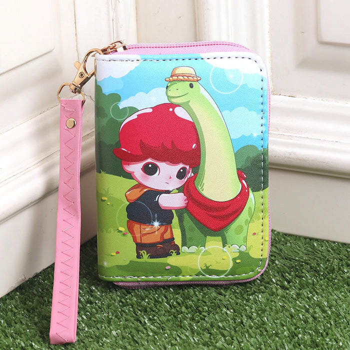 Wholesale Cartoon Animation Surrounding  with Card Storage Bag for Boys and Girls Portable Coin Purse