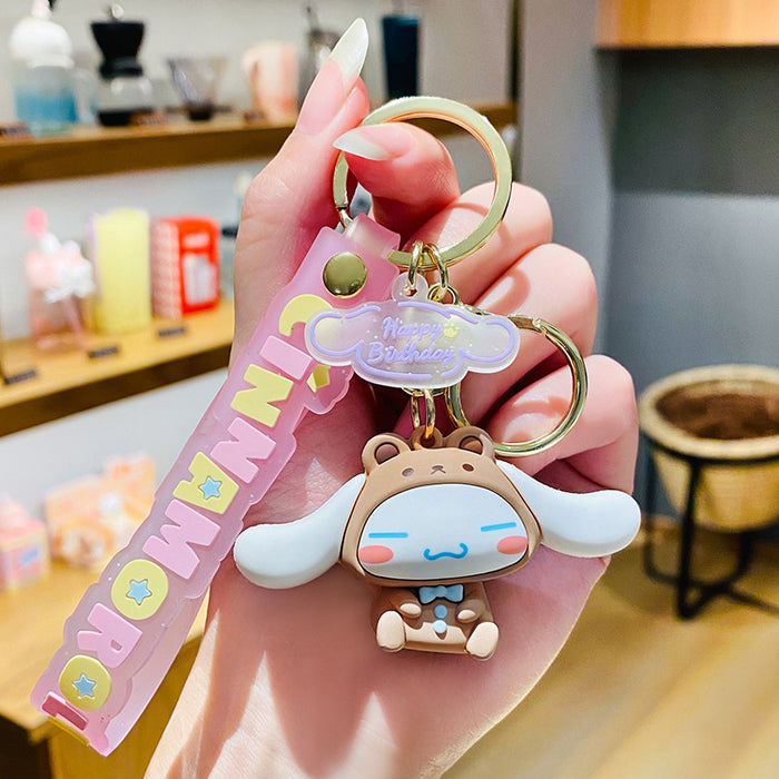 Wholesale Cartoon Doll Silicone Keychain JDC-KC-MingT270