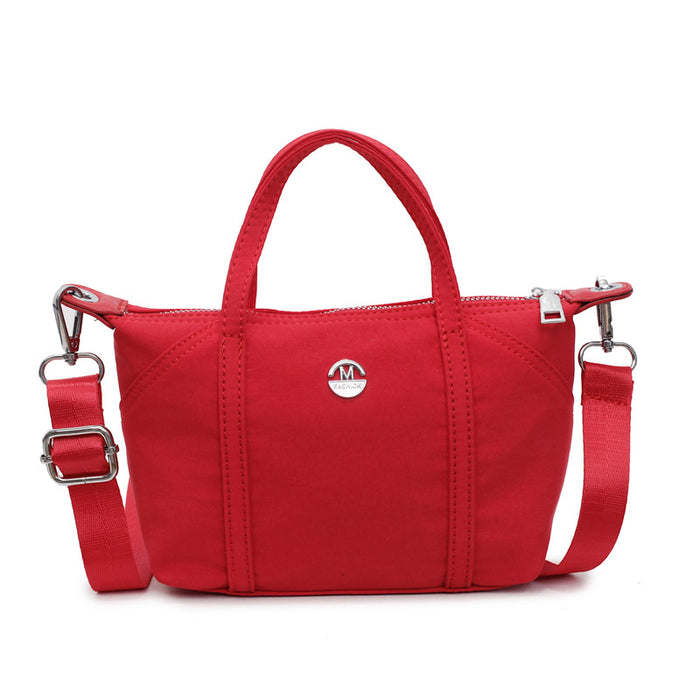 Wholesale Pure Color Dumpling Bag Nylon Canvas Bag Casual Shoulder Bag