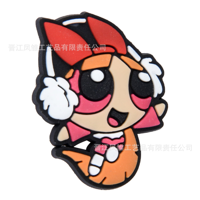 Wholesale 50pcs Cute cartoon Shoes Charms