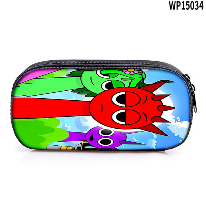 Wholesale Student Pencil Case Large Capacity Stationery Storage Bag Pencil Bag Oxford Material