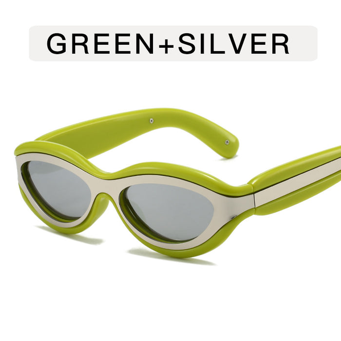 Wholesale Fashionable men's sunglasses, large frame sunglasses, personalized UV resistant glasses