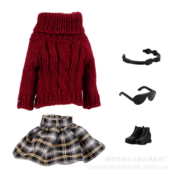 Wholesale Dress  sweater turtleneck wool sweater sweater doll clothes