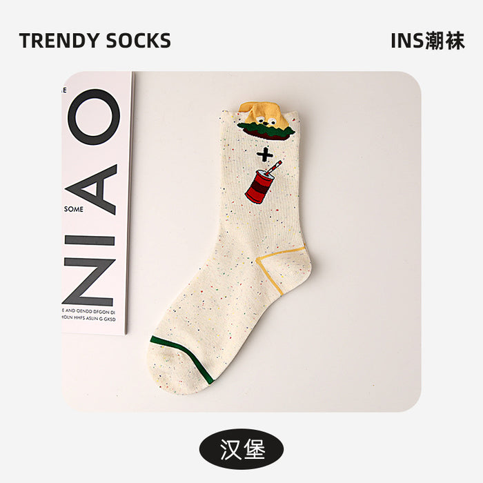 Wholesale New Cute Cartoon Socks with Creative and Bizarre Boneless Versatile Cotton Socks