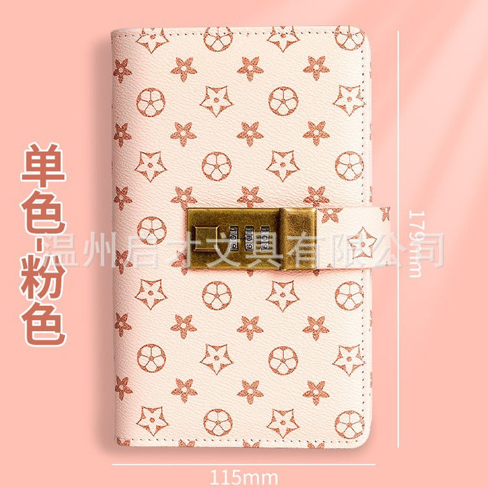 Wholesale Deposit Storage Password Lock Hand Ledger Customized Loose-Leaf Cash Saving Book Large-Capacity Banknote Commemorative Banknote Book