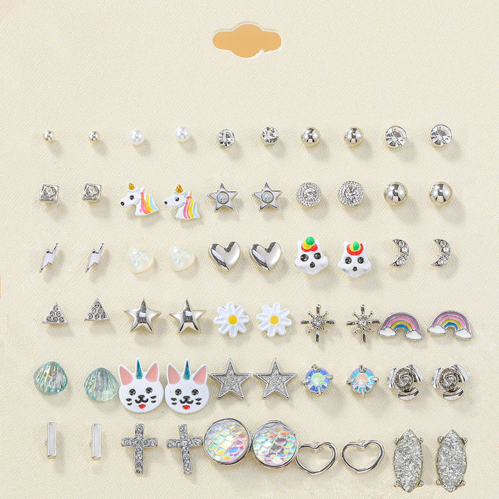 Wholesale Multiple Pairs of Bow Flowers Earrings