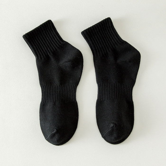 Wholesale Sports socks, mid tube socks, sweat absorbing, outdoor cycling, running socks, cotton