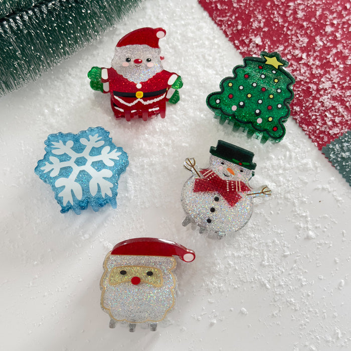 Wholesale Christmas Clip Cute  Snowman Hairpin Hair Accessories