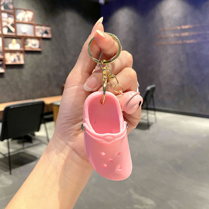 Wholesale Cute Mini Hole Shoes Keychain Pendant Toy Small Shoes Backpack Accessories