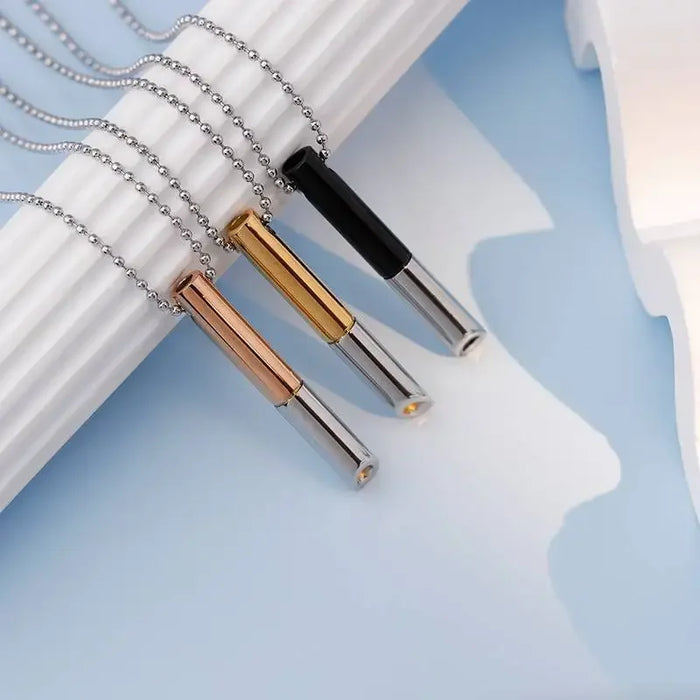 Wholesale Stainless steel rose gold pendant necklace