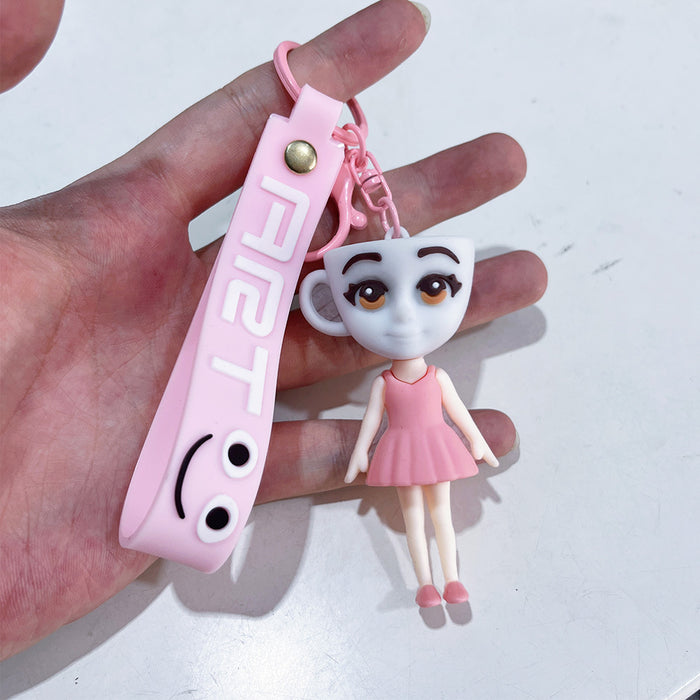 Wholesale Wooden Stick Man Shark Marine Life Pendant Small Gift