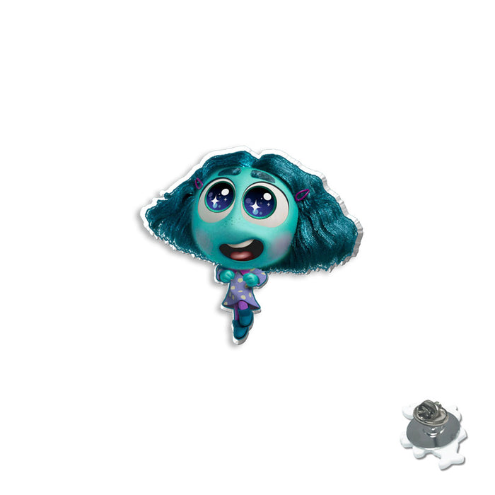 Wholesale brooch acrylic animation cute resin collar pin