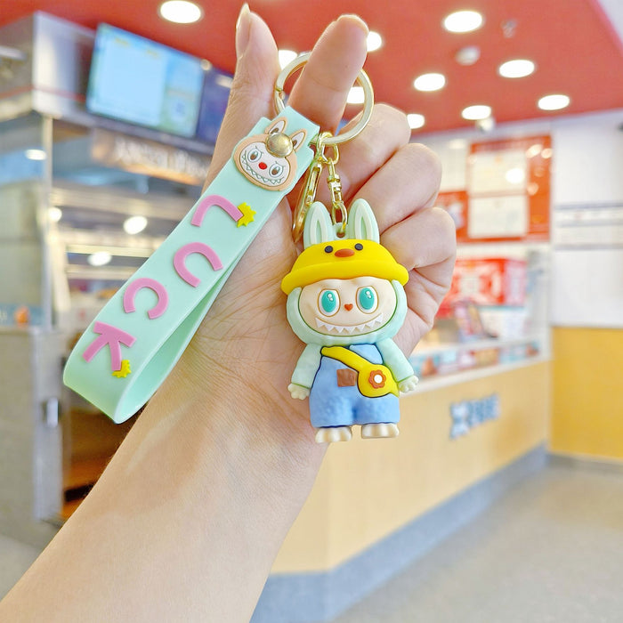 Wholesale Dressing Plush Key Pendant Cute Stereo Doll Car Key Chain