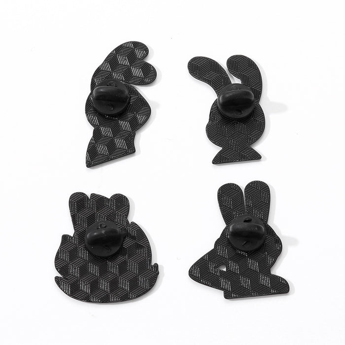 Wholesale Anime rabbit prison brooch animal peripheral versatile metal badge clothing bag accessories collar pin brooch