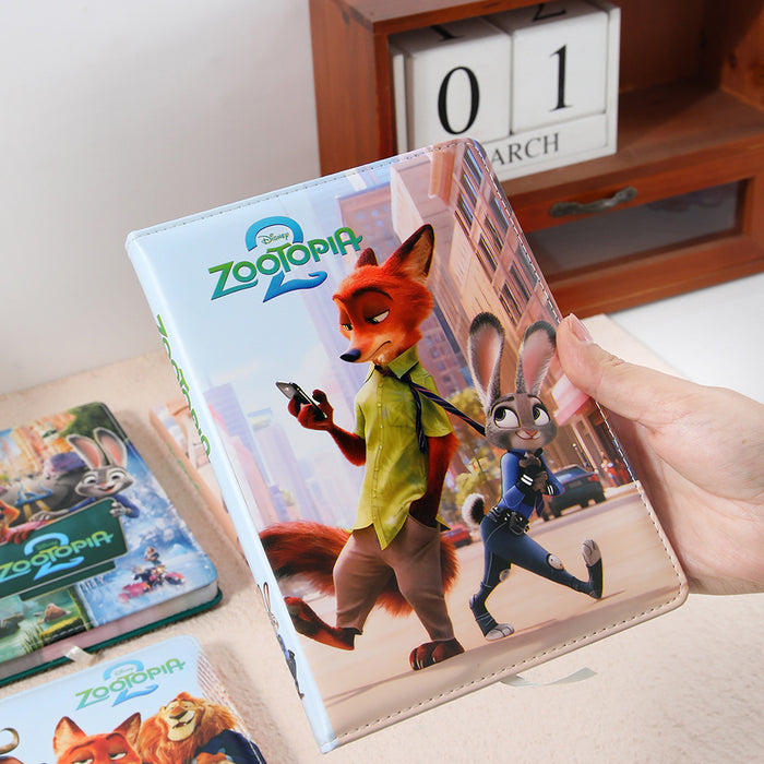 Wholesale 2pcs Cartoon A5 Notebook — Faux Leather CoverFull-Color Pages