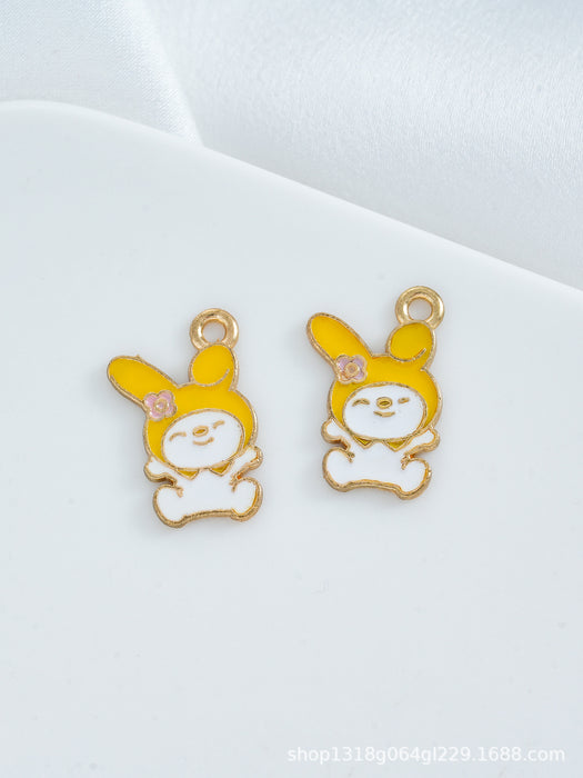 Wholesale 10 PCS DIY Cartoon Alloy Oil-Drip Pendant