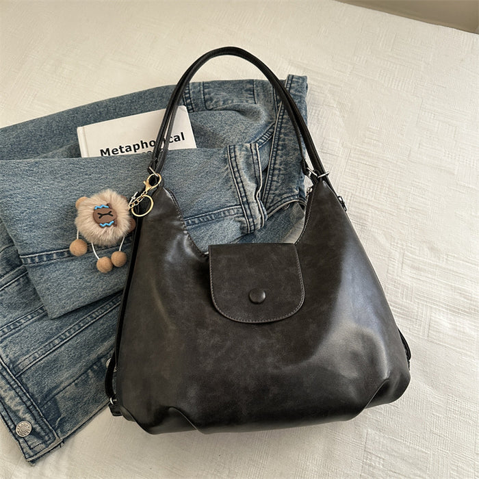 Wholesale Vintage large capacity commuting backpack, niche single shoulder tote bag