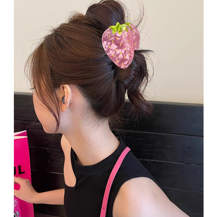 Wholesale Strawberry Design Hair Claw Clip Fashion Hair Accessory