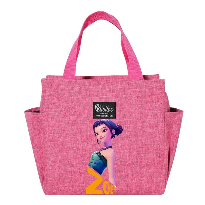 Wholesale Cute Cartoon Insulated Lunch Bag for Hot and Cold Handbags