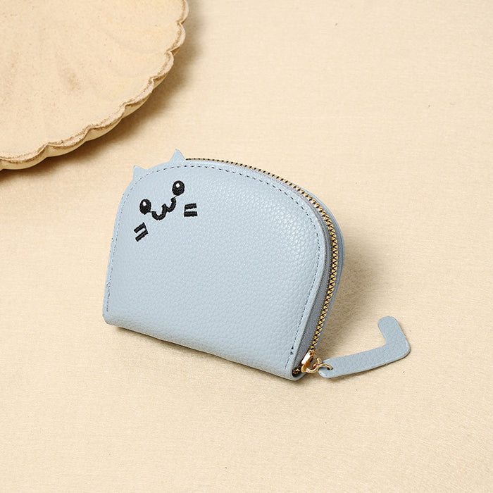 Wholesale Cat Card Bag Women's Small and Cute Multi-card Card Bag Advanced Cartoon Coin Purse