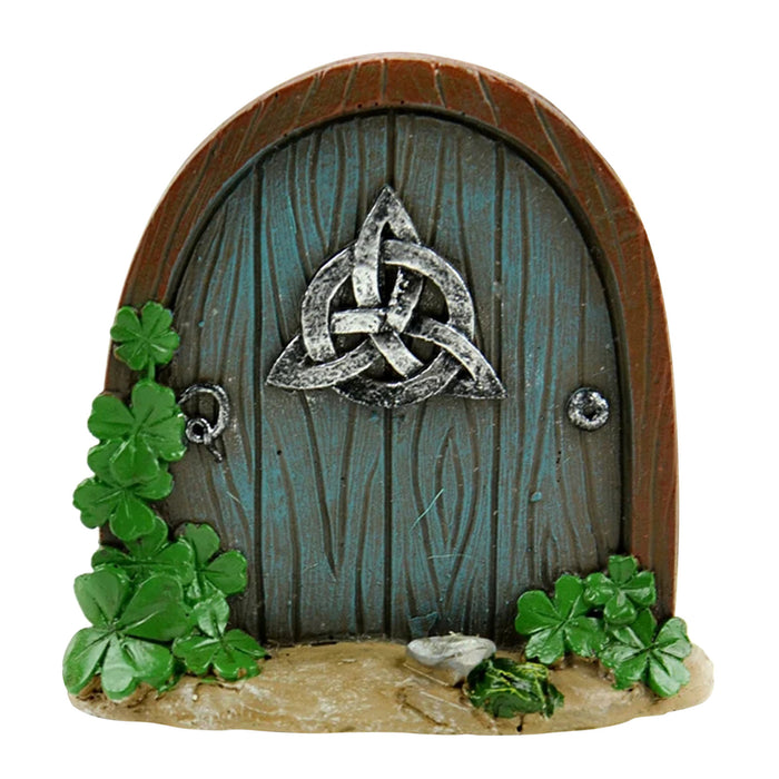 Wholesale  Fairy Gate Door Courtyard Wooden Tree Decoration Wooden Ornament