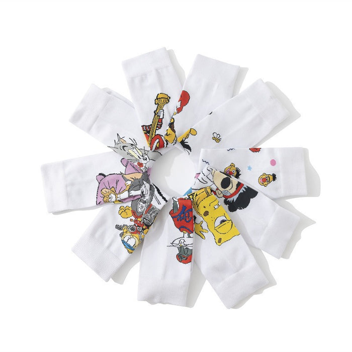 Wholesale Cute cotton socks for all seasons,  anime socks