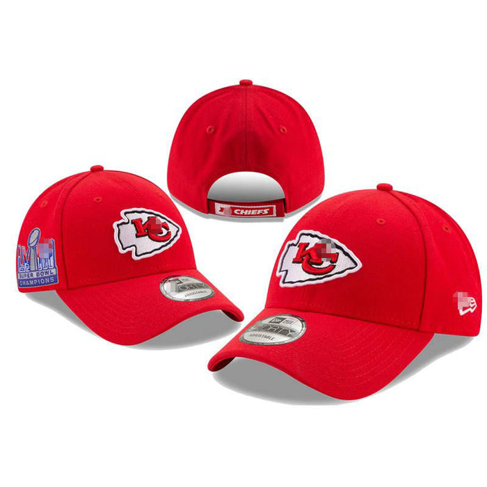 Wholesale Football Caps Embroidered Peaked Caps Outdoor Sun Protection Caps American Hip-Hop Flat-Brimmed Hats