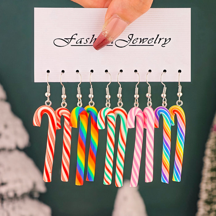 Wholesale Unique Creative Christmas Carnival Earrings