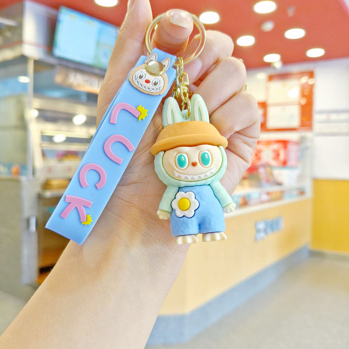 Wholesale Dressing Plush Key Pendant Cute Stereo Doll Car Key Chain