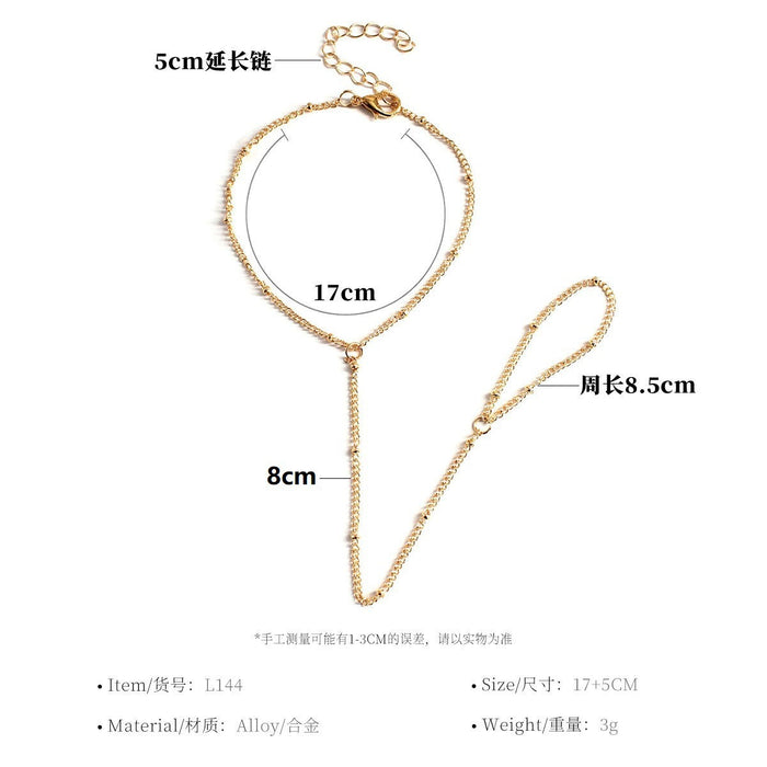 Wholesale jewelry fashion simple design exquisite  finger chain