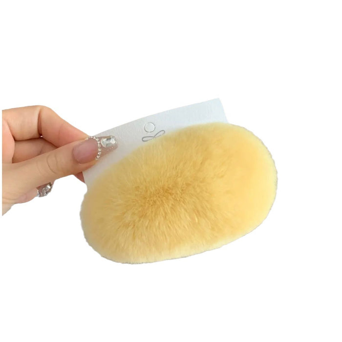 Wholesale Plush hair accessory with oversized cute fur clip