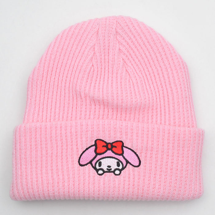 Wholesale Cartoon Embroidery Knitted Beanie JDC-FH-PeiN026