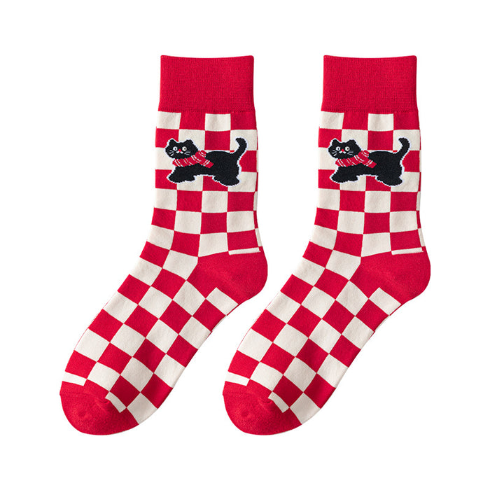 Wholesale Socks, cartoon women's socks, needle cotton socks, long socks