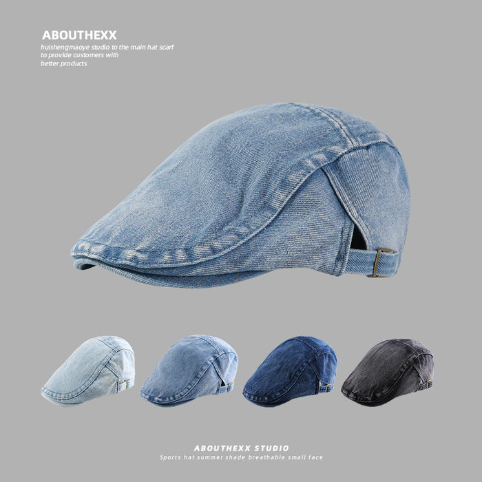 Wholesale Cowboy fashion retro hat versatile beret casual newsboy hat