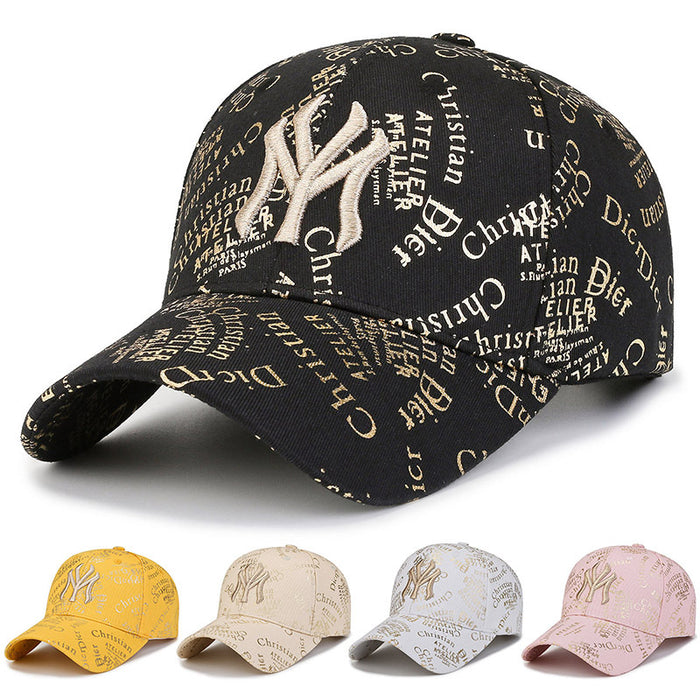 Wholesale Graffiti Printed Embroidered Cotton Polyester Ball Hats JDC-FH-Yiding001