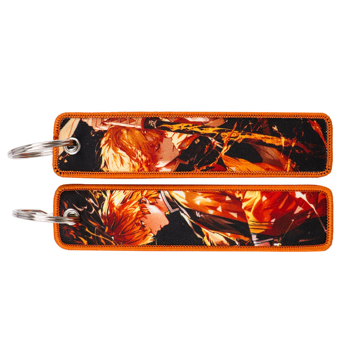 Wholesale Cartoon woven keychain lanyard  access control  ornaments fabric keychain