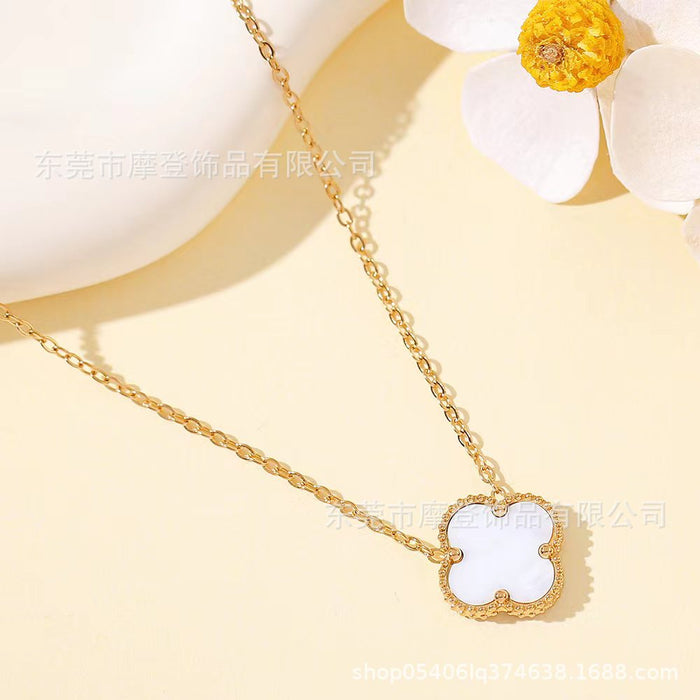 Wholesale Titanium Steel Wild Pendant Clavicle Chain JDC-NE-Modeng002