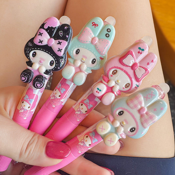 Wholesale 4pcs Cute cartoon bunny student gel pen