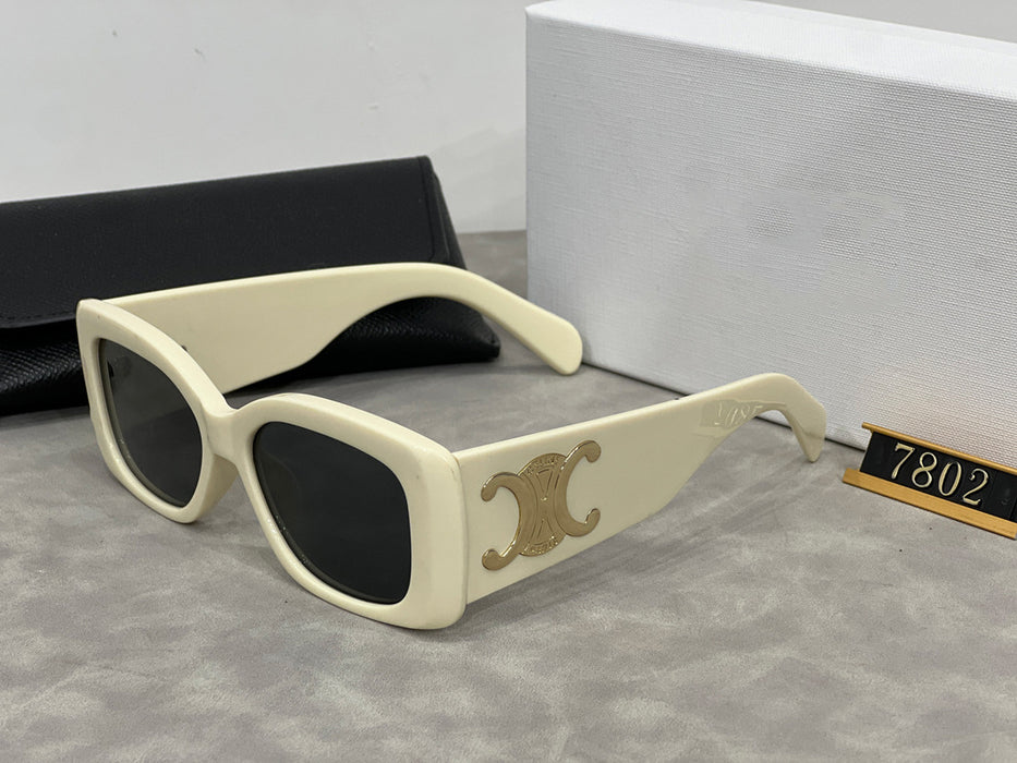 Wholesale  Square Wide-leg Sunglasses Women's  Retro Sunglasses Sunscreen Personalized All-match Glasses