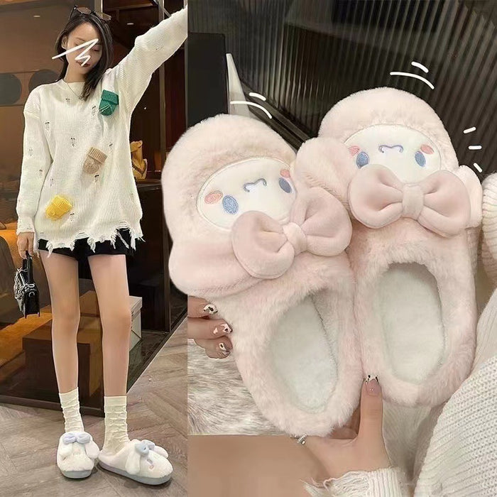 Wholesale Winter Cartoon Cute Warm Furry Slippers JDC-SP-JiaH002