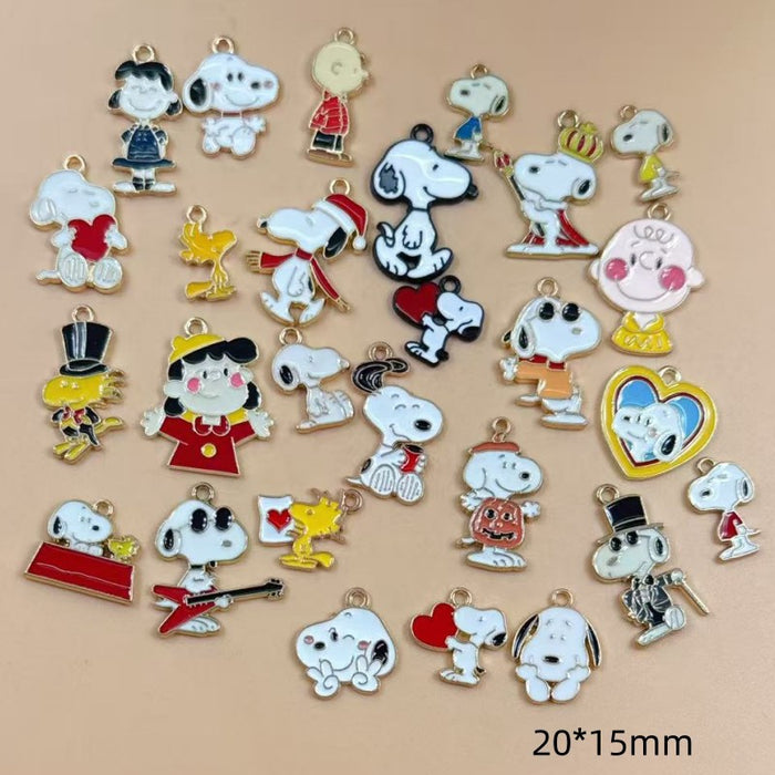 Wholesale 10pcs Cute Cartoon Minimalist Earrings,  Bracelet,  and Pendant