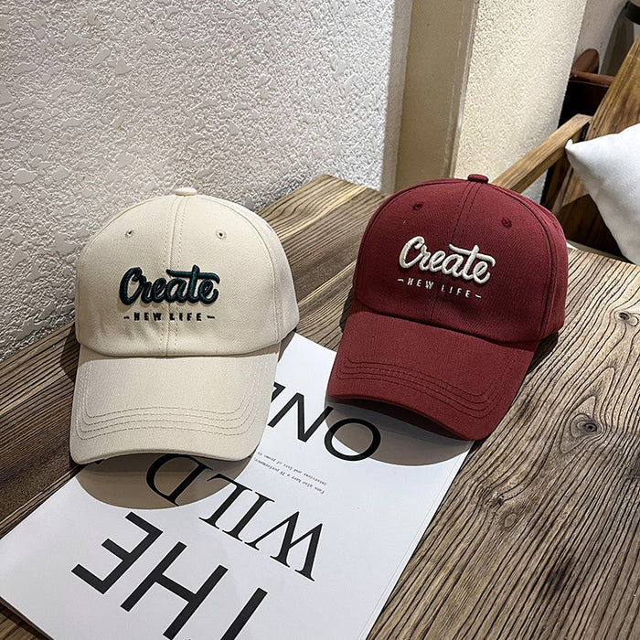 Wholesale Big head baseball cap women's long brim cap wide brim sunscreen hat