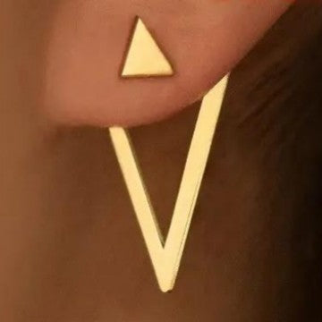 Wholesale Stainless Steel Gold Geometri Earrings